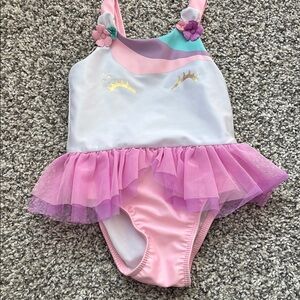 Pink and Purple Unicorn Swimsuit